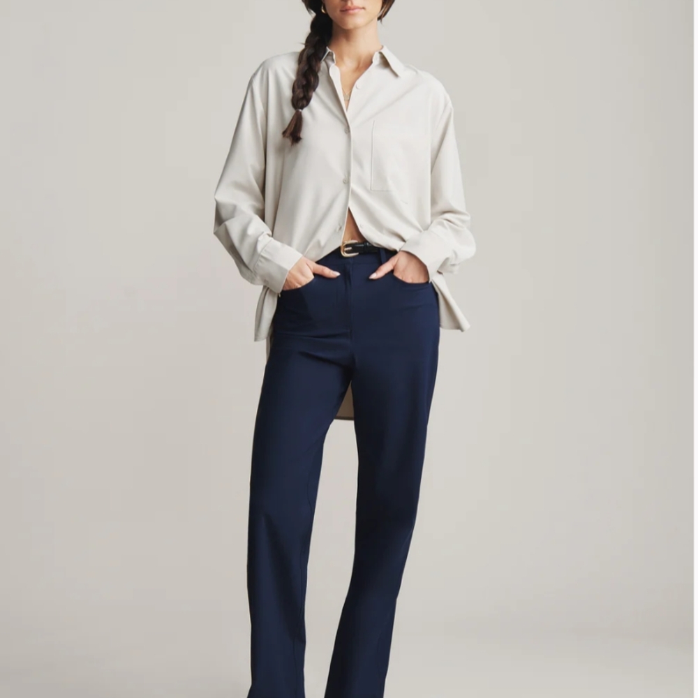 RHONE Blue Straight Leg Pants